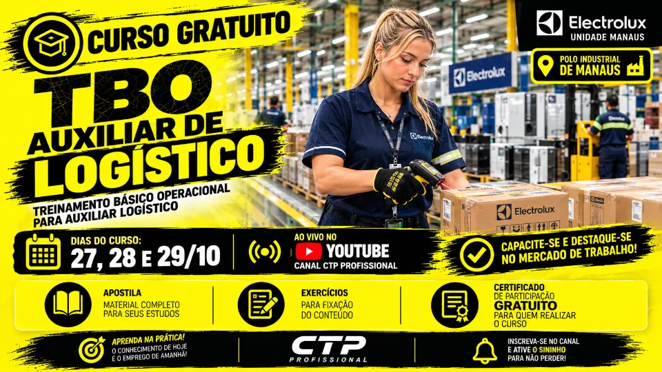 CURSO GRATUITO DE TBO AUXILIAR LOGÍSTICO